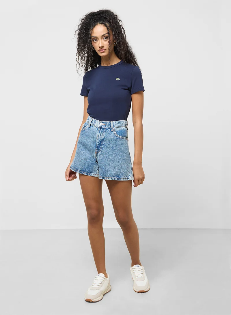لاكوست Crew Neck T-Shirt