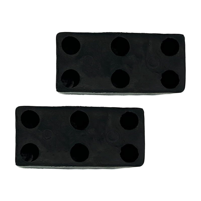 Fudatong 2 Pack Buffers USA Molded Rubber Bumper Block Dock Buffer 6x3x3 for Chassis/Trailers/Truck/Flatbed/Reefer with Steel Washer (4502-1276) - Image 5
