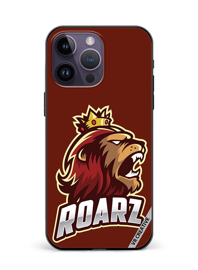 VR CREATIVE Protective Case Cover For Apple iPhone 15 Pro Roarz Design Multicolour - Image 1