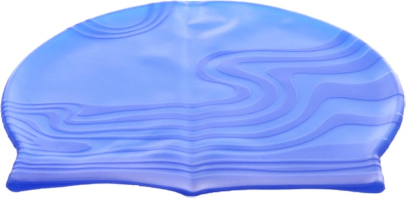 MINSA Vacuum Box Swim Cap M221 Blue for Swimming and Water Sports