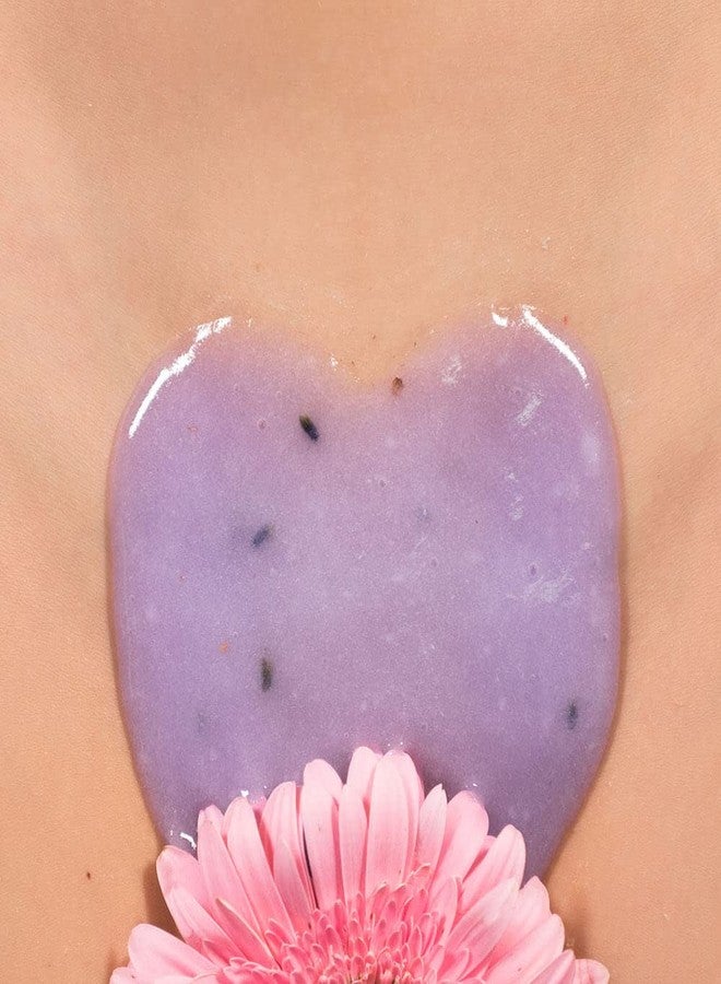 Sugaring NYC Vajacial Jelly Mask Peel-Off Bikini Underarms Area Peel Mask - Lavender with Pieces of Lavender - Professional Size 23oz - Image 3