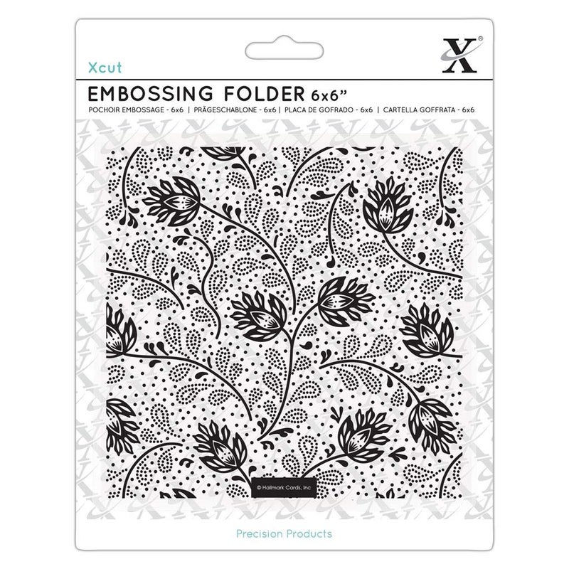 Xcut Embossing Folder Paper Steel 15 x 15 cm
