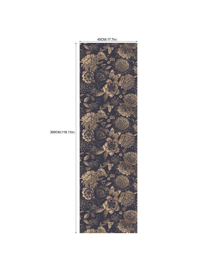 Bluejw Small Fresh Green Plant Flower And Leaf Lemon Self-adhesive Wallpaper Wallpaper Bedroom Hotel Decoration Wallpaper RW181-200 - Image 1