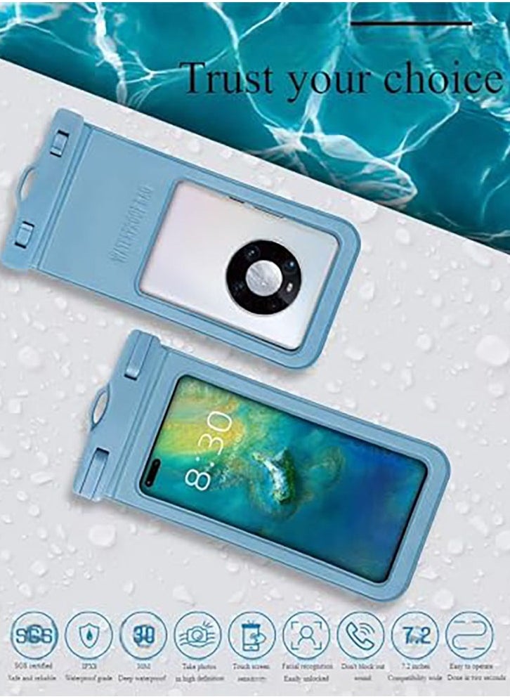 Bukela - Mobile Phone Waterproof Bag Can Touch Screen Swimming Waterproof Mobile Phone Cover for Takeaway Special Mobile Phone Sealed Bag Rider Waterproof Bag - Image 1
