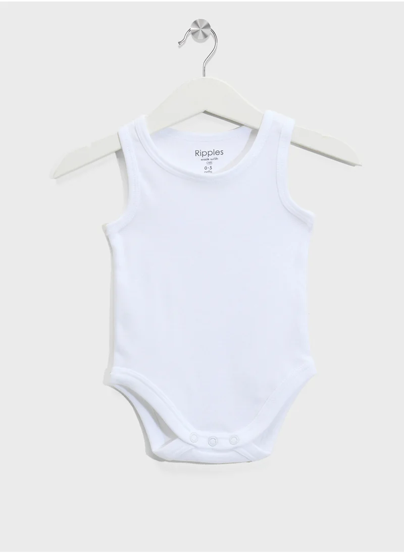 ريبلز مع نمشي Boys 3-Pack Vest Bodysuit