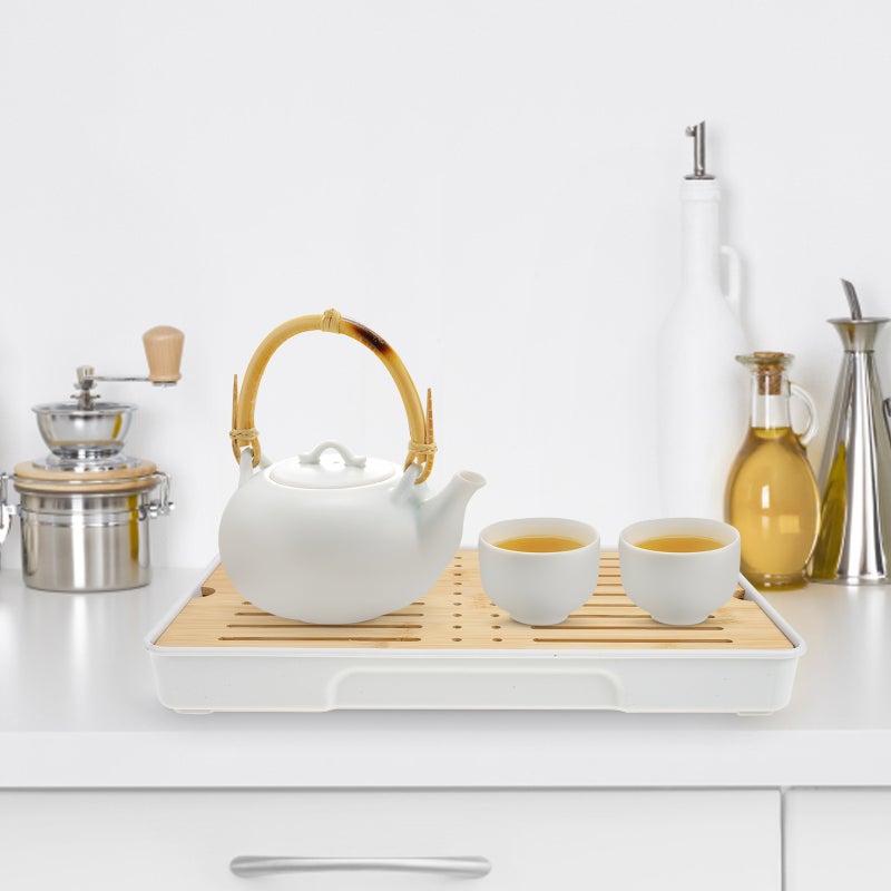 Tea Tray Drain, Sturdy and Durable Design for Casual or Elegant Entertaining, Compact Size - Image 3
