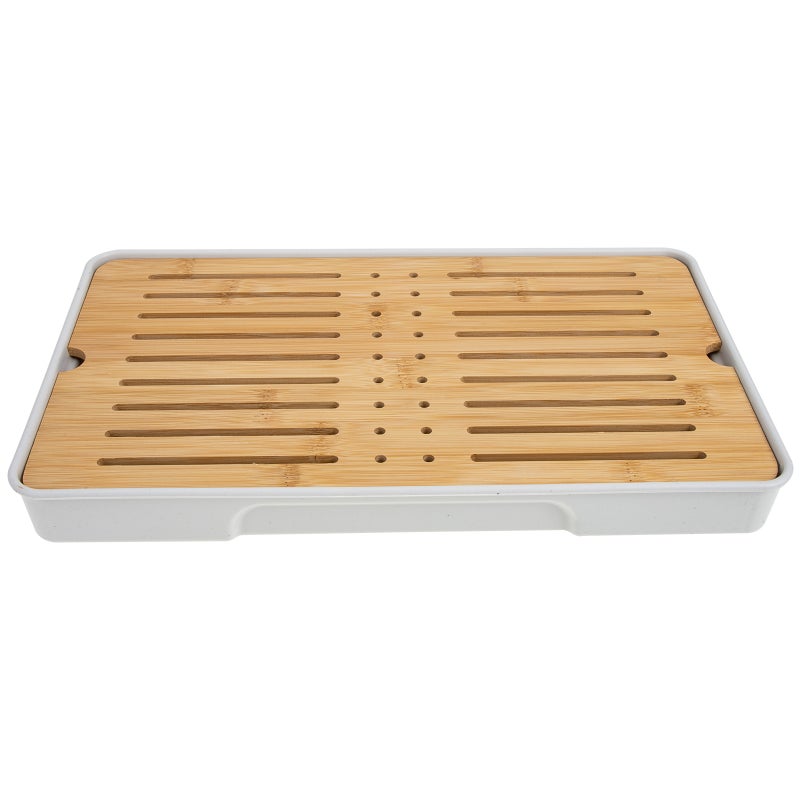 Tea Tray Drain, Sturdy and Durable Design for Casual or Elegant Entertaining, Compact Size - Image 1