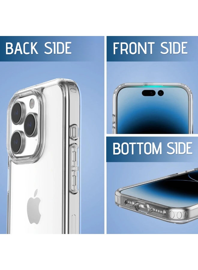 3-in-1 Heavy Duty Protection Magsafe Case for iPhone 16 Pro | 360° Anti-Shock Protection | Magsafe Cover Case | Lens Protection | 9H Glass Screen Protector - Image 5