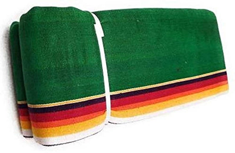 Gouri textiles Cotton textiles Striped Carpet Multicolour 85 X 116 inch