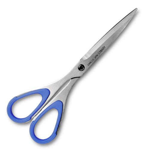 CANARY Office Scissors for Left Handed 6.8", All Metal Desk Scissors for Left Handers, Japanese Stainless Steel Blade, Made in JAPAN - Image 1