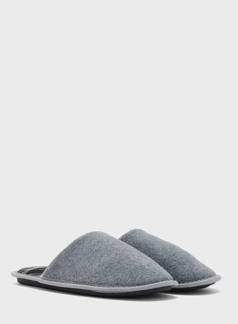 Seventy Five GREY Mule Bedroom Slipper for Men | Best Price UAE