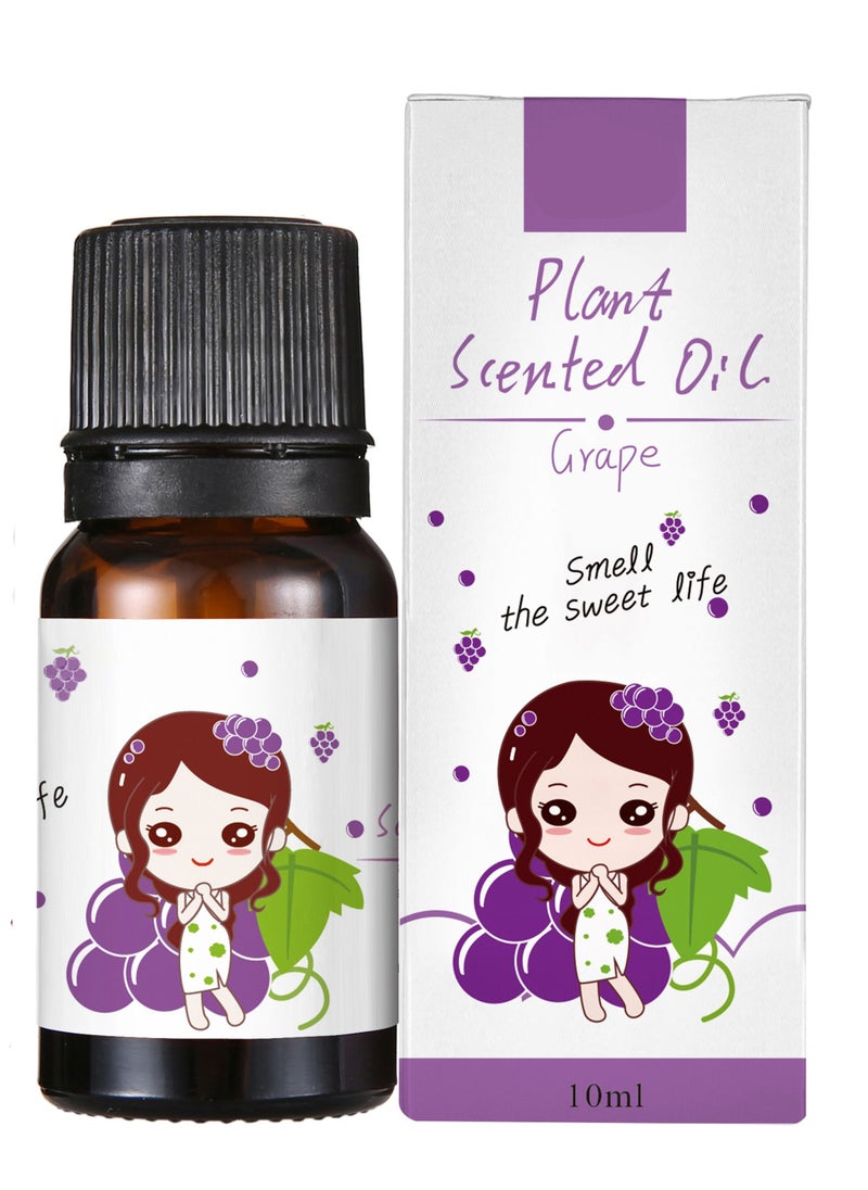 Generic 1-Piece 10ML Essential Oil For Air Humidifier,Flavors Aroma Diffuser Natural Plant Oil,Plant Fragrance Use For Air Fresh or Relieve Stress,Fragrance Grape  - Image 1