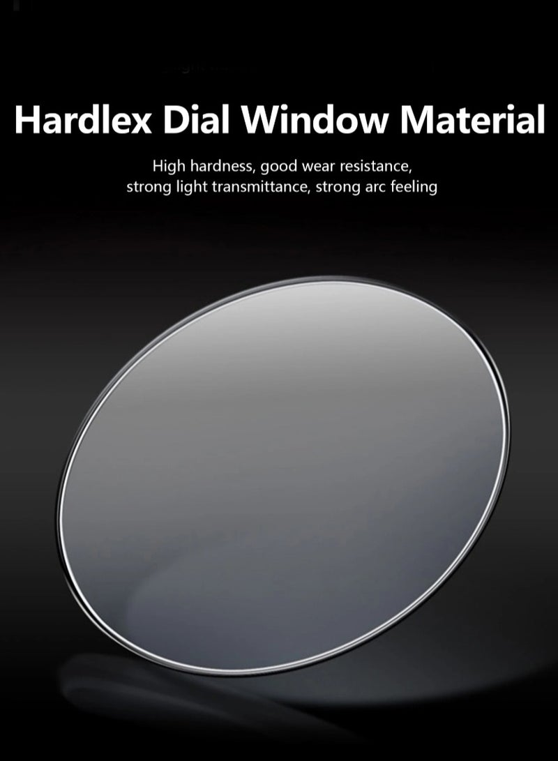 پوداجار ساعة الرجل ، مقاومة للماء مضيئة الرجال ساعة الكوارتز ، الرجال ساعات المعصم 41mm - Image 5