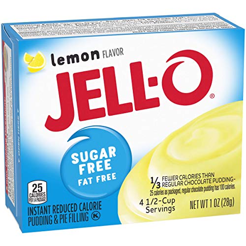 Jell-O Instant Lemon Sugar-Free Fat Free Pudding & Pie Filling (1 oz Boxes, Pack of 6) - Image 2