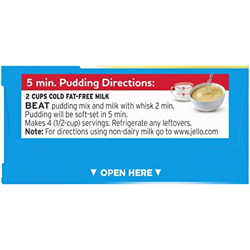 Jell-O Instant Lemon Sugar-Free Fat Free Pudding & Pie Filling (1 oz Boxes, Pack of 6) - Image 4