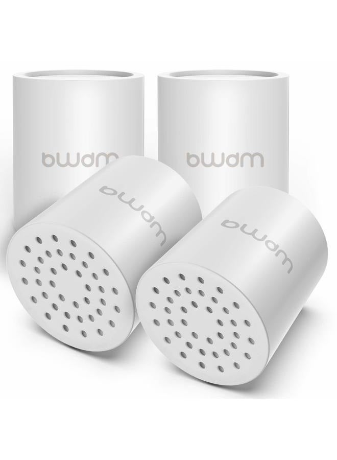 BWDM 15 Stage Shower Filter Cartridge,High output Universal replacement filter cartridge, Remove Chlorine Heavy Metals and Other Sediments, VitaminC Water Softener Reduces Dry Itchy Skin Dandruff (4X) - Image 1