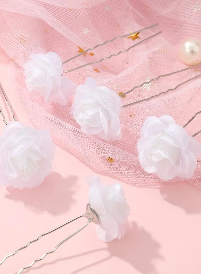 تايك تو Set of 5 - Flower Hair Pins