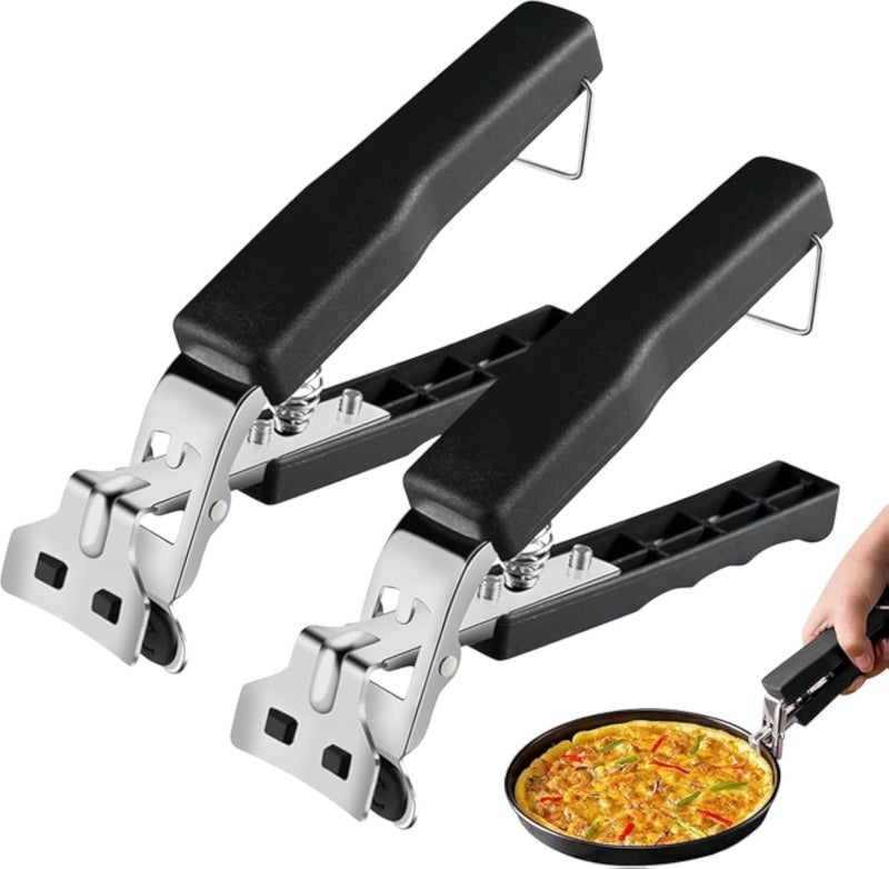HOT POT GRIP â€“ Practical tool that protects you from burns while cooking, easy to use and safe, fits all types of pots and heat appliances.(2 pieces)