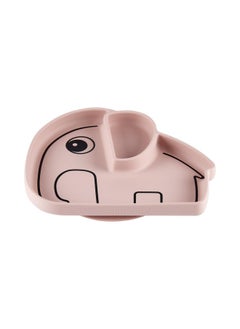 done by deer Elphee Silicone Stick&Stay Plate In Powder Color - 100% Food Grade - Natural Suction - Easy-Release Flap - Rounded Inside Edges - Perfect For Young Children Learning To Eat Independently!  - Image 2