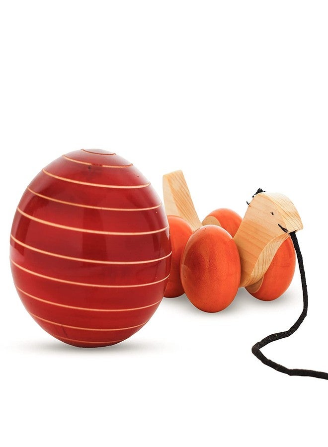 Funwood Games Super Tortoise Pull Along Wooden Toy for Children - Image 5