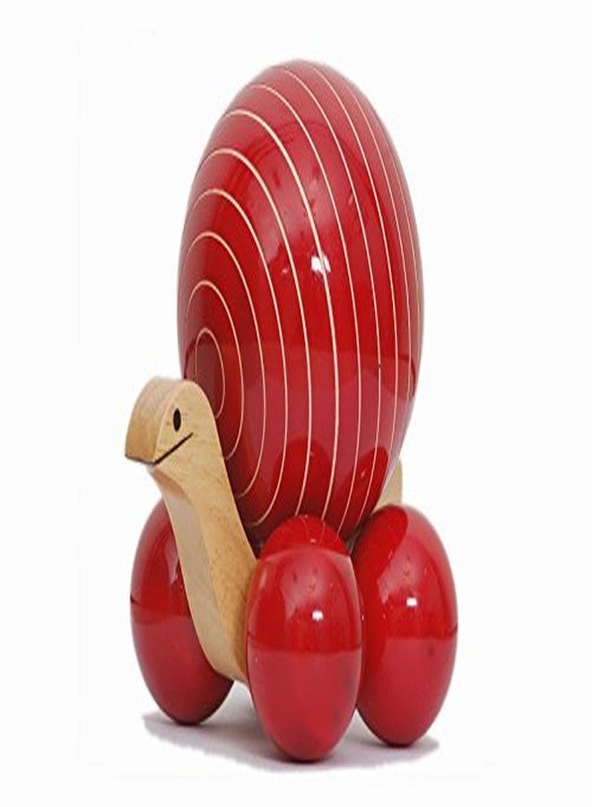 Funwood Games Super Tortoise Pull Along Wooden Toy for Children - Image 1