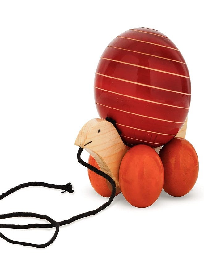 Funwood Games Super Tortoise Pull Along Wooden Toy for Children - Image 3