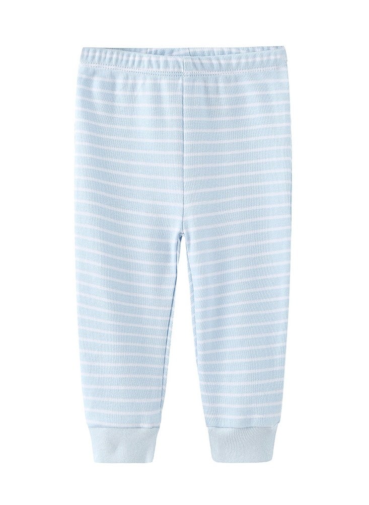 Four-Piece sSet of Elastic Breathable Pure Cotton High Waist Trousers For Infants And Young Children - Image 2