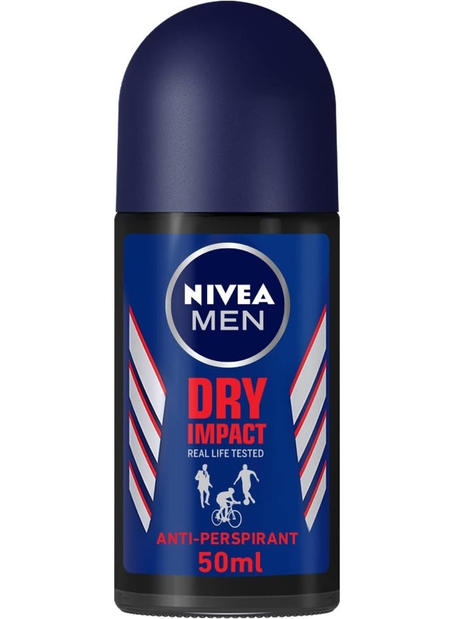 نيفيا رول أون مضاد للتعرق للرجال من نيفيا ، تأثير جاف ، 50 مل - Image 1