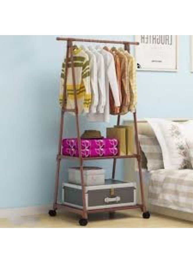 Coat Stand Clothes Rack Floor Hanger Stand Storage Wardrobe Hat Stand Bedroom Furniture Multifunctional Clothes Rack Easy to Assemble Coat Rack - Image 3