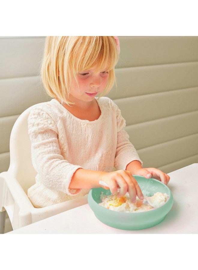 NAOMI Silicone Plates for Toddlers and Silicone Bowls for Toddlers | Perfect Baby Silicone Plate for Baby Led Weaning - Black and Grey - Set of 2 - Image 5