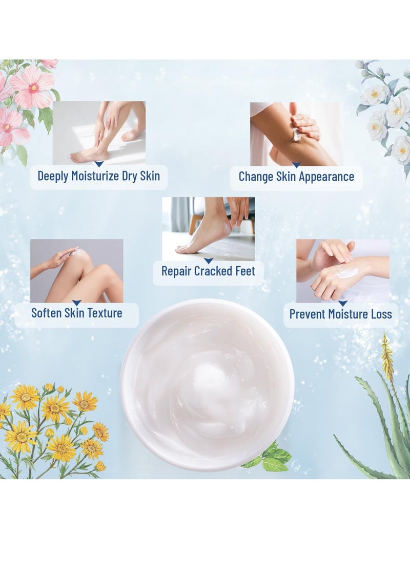 OUKEYA - 150g 42% Urea Cream Salicylic Acid Cream for Cracked Feet Hands Callus Remover Hand Cream Foot Cream for Cracked Foot Heels Elbows Nails Knees Skin Moisturizer Urea Lotion with Maximum Strength - Image 1