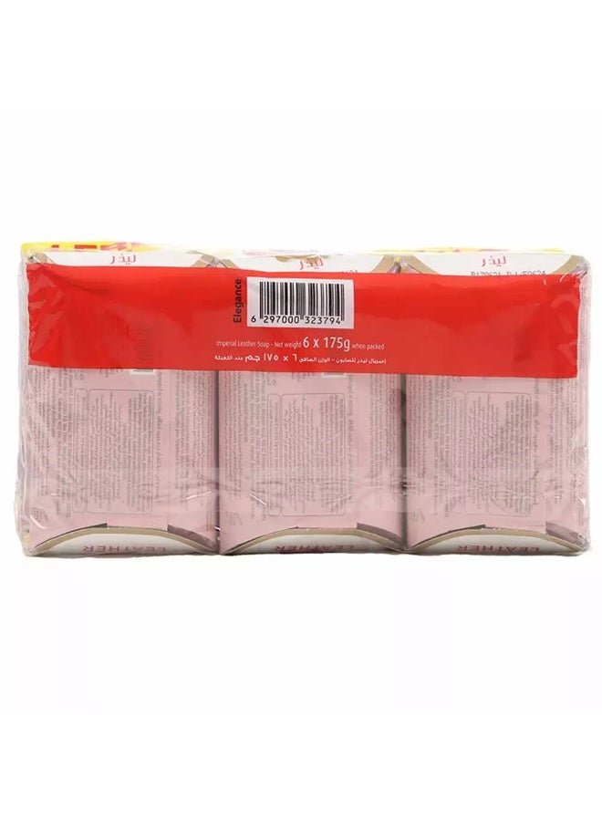 Imperial Leather صابون الاستحمام إمبريال ليذر إليغانس 6x175 جرام عبوة - Image 2