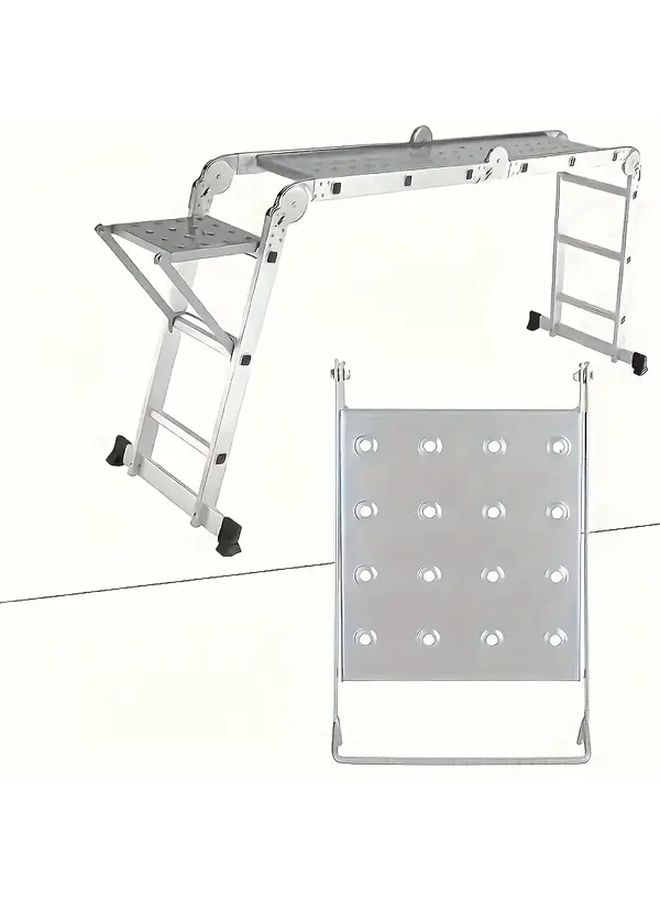 Heavy Duty Metal Extendable Workstation System With Tool Tray 400 Lb Capacity Anti Slip Design - Image 5