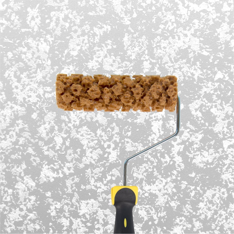 Hanroy Sponge Paint Roller Small 6" for Texture Painting Decorators Brush Tool, Fast and Easy Pattern Art Sponge Roller for Home Wall(M60) - Image 1