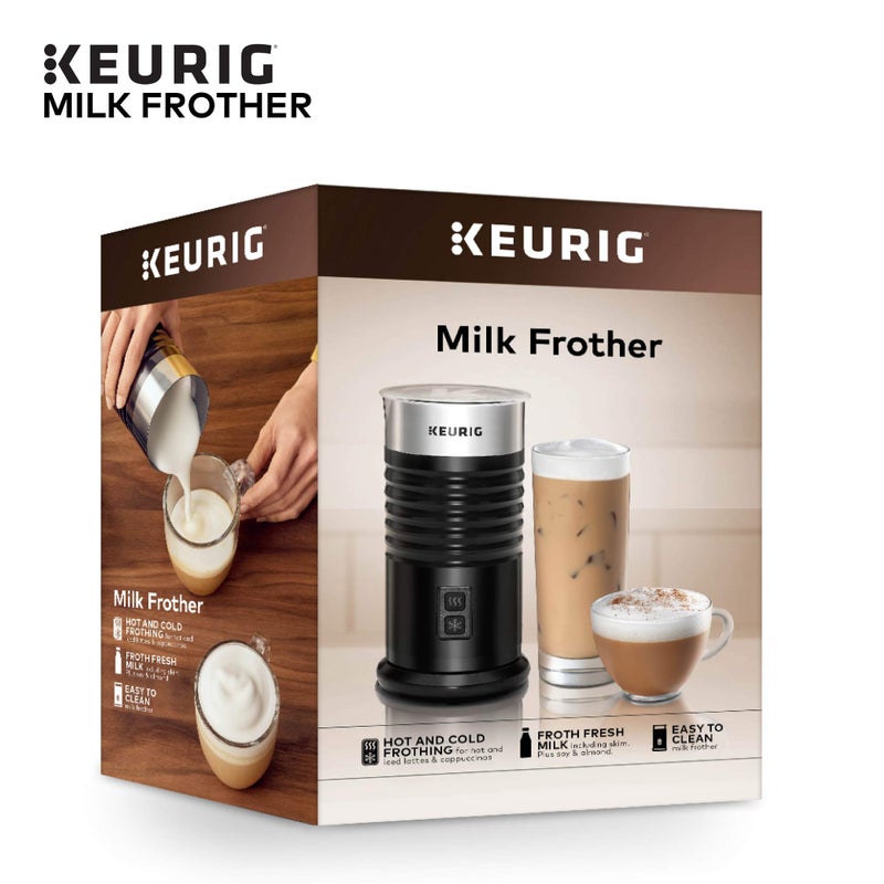 Keurig Keurig Standalone Frother Works Non-Dairy Milk, Hot and Cold Frothing, 6 Oz, Black  - Image 2