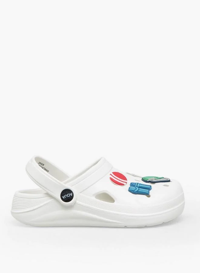 Aqua Boys Backstrap Clogs