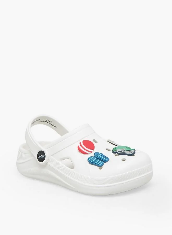 Aqua Boys Backstrap Clogs