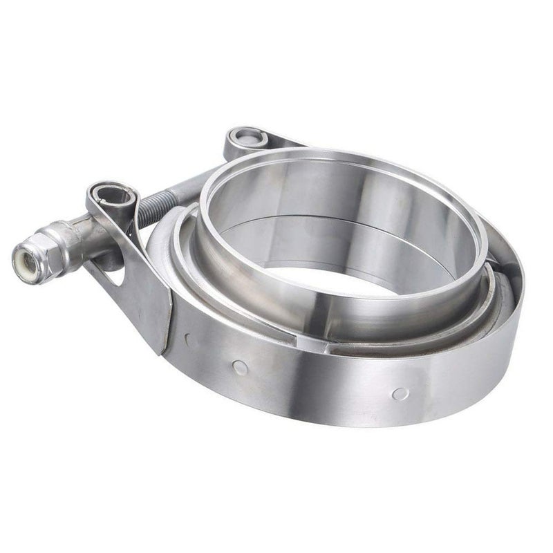 LECWOF V Band Clamp 225 Whole Stainless Steel 2 14 V Band Clamp Kit 225 v band clamp Downpipes Assembly Male Female Flanges 225 With Flanges