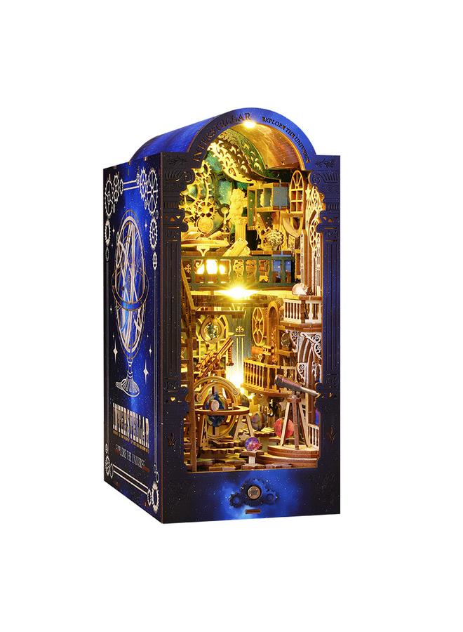 Bluejw Gate Diy Cabin Interstellar Exploration 3d Three-dimensional Assembled Book House Miniature Model Building Toy Birthday Gift - Image 1