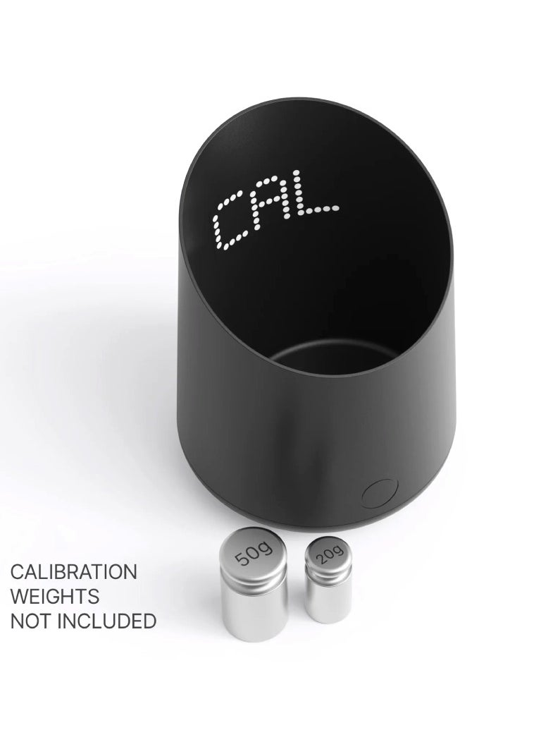 Subscale, Digital Coffee Dosing Cup, Precision of a Scale with Convenience of a Cup In One Sleek Design, USB-C charging, Auto-shut off, Safe for Liquids - Matt Black