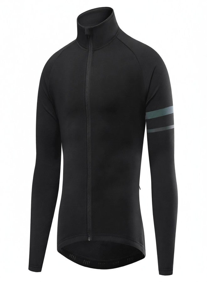 WOSAWE Men Long Sleeve Cycling Jersey Windproof MTB Bike Jacket Wind Coat Bicycle Clothing - Image 1