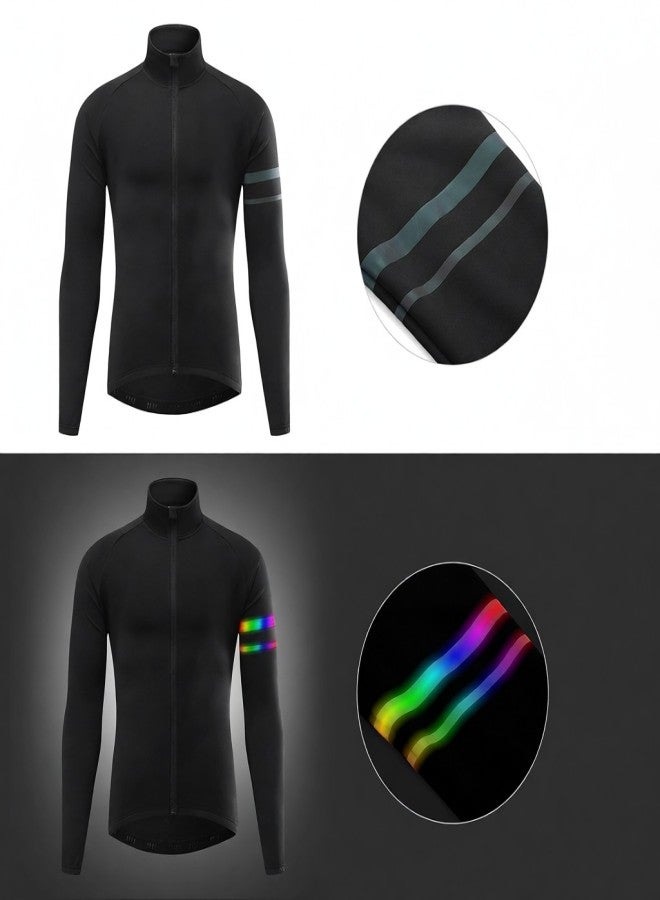 WOSAWE Men Long Sleeve Cycling Jersey Windproof MTB Bike Jacket Wind Coat Bicycle Clothing - Image 5