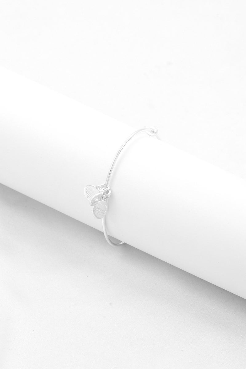 ALEX AND ANI Women Stainless Steel Initial X Bracelet, Silver  - Image 3