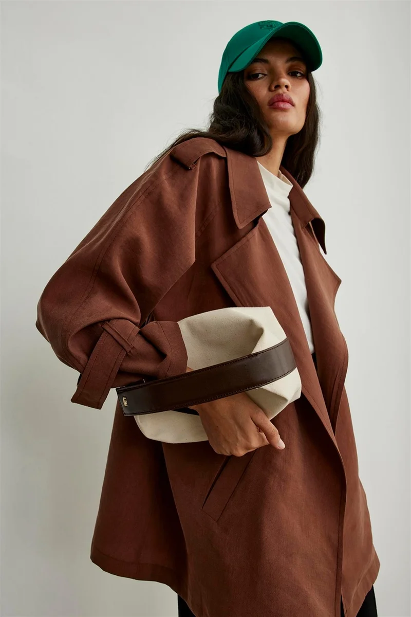 سود كوليكشن Saud Collection Bitter Brown Archi Mini Bag