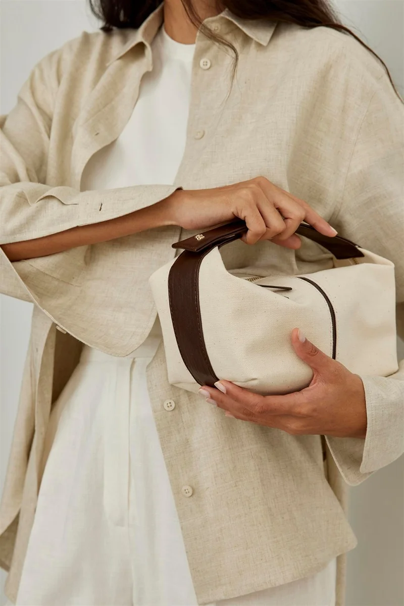 سود كوليكشن Saud Collection Bitter Brown Archi Mini Bag