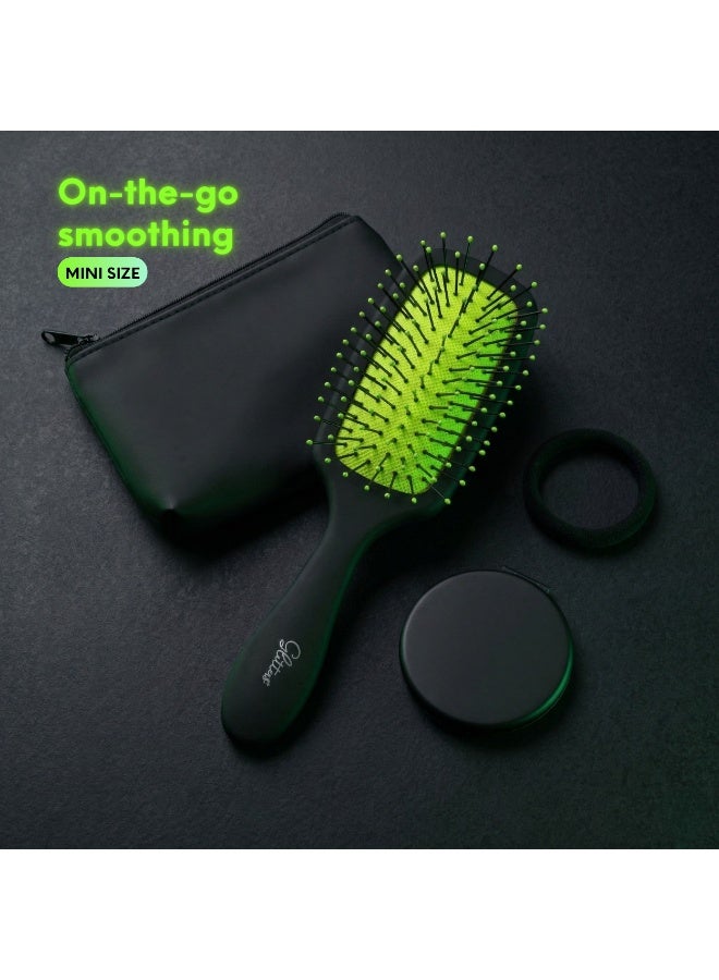 Glitters AuraFlow Detangling Hairbrush - Smooth Styling Vent Brush for All Hair Types - Image 4