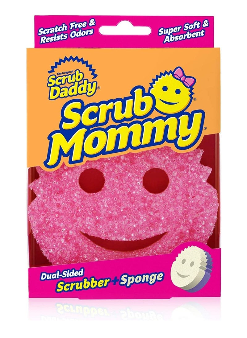 Scrub Daddy Scrub Daddy Scrub Mommy Variety Pack - Scratch-Free Multipurpose Dish Sponge - BPA Free & Made with Polymer Foam - Stain, Mold & Odor Resistant Kitchen Sponge (6 Count)  - Image 2