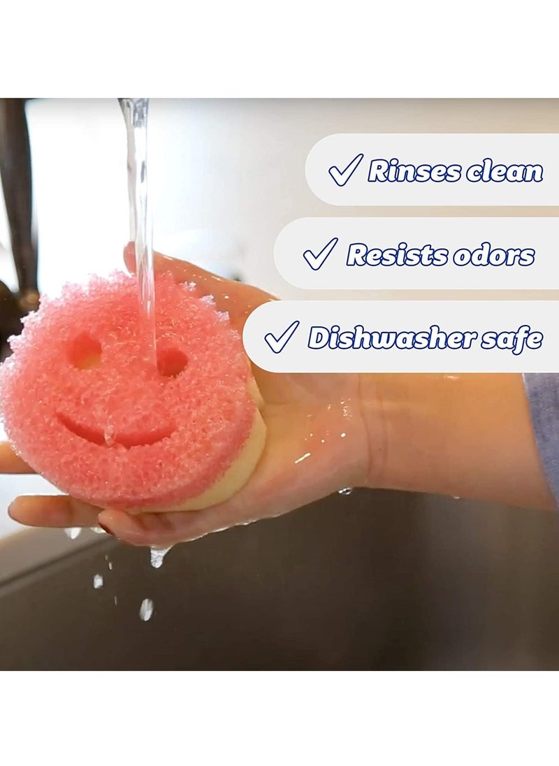 Scrub Daddy Scrub Daddy Scrub Mommy Variety Pack - Scratch-Free Multipurpose Dish Sponge - BPA Free & Made with Polymer Foam - Stain, Mold & Odor Resistant Kitchen Sponge (6 Count)  - Image 5
