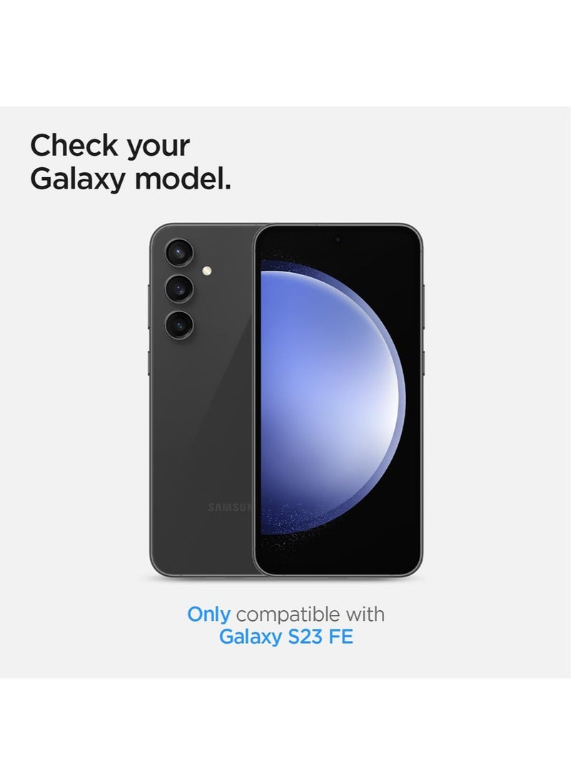 Spigen واقي شاشة عدسة الكاميرا Glastr Ez Fit Optik PRO لهاتف Samsung Galaxy S23 FE - أسود [عبوتان]  - Image 2
