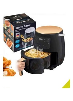 SilverCrest Silver Crest S-18 Multifunctional Digital Touch Air Fryer 6L Large Capacity 2400W Black  - Image 1